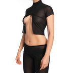 RX MESH TOP BLACK