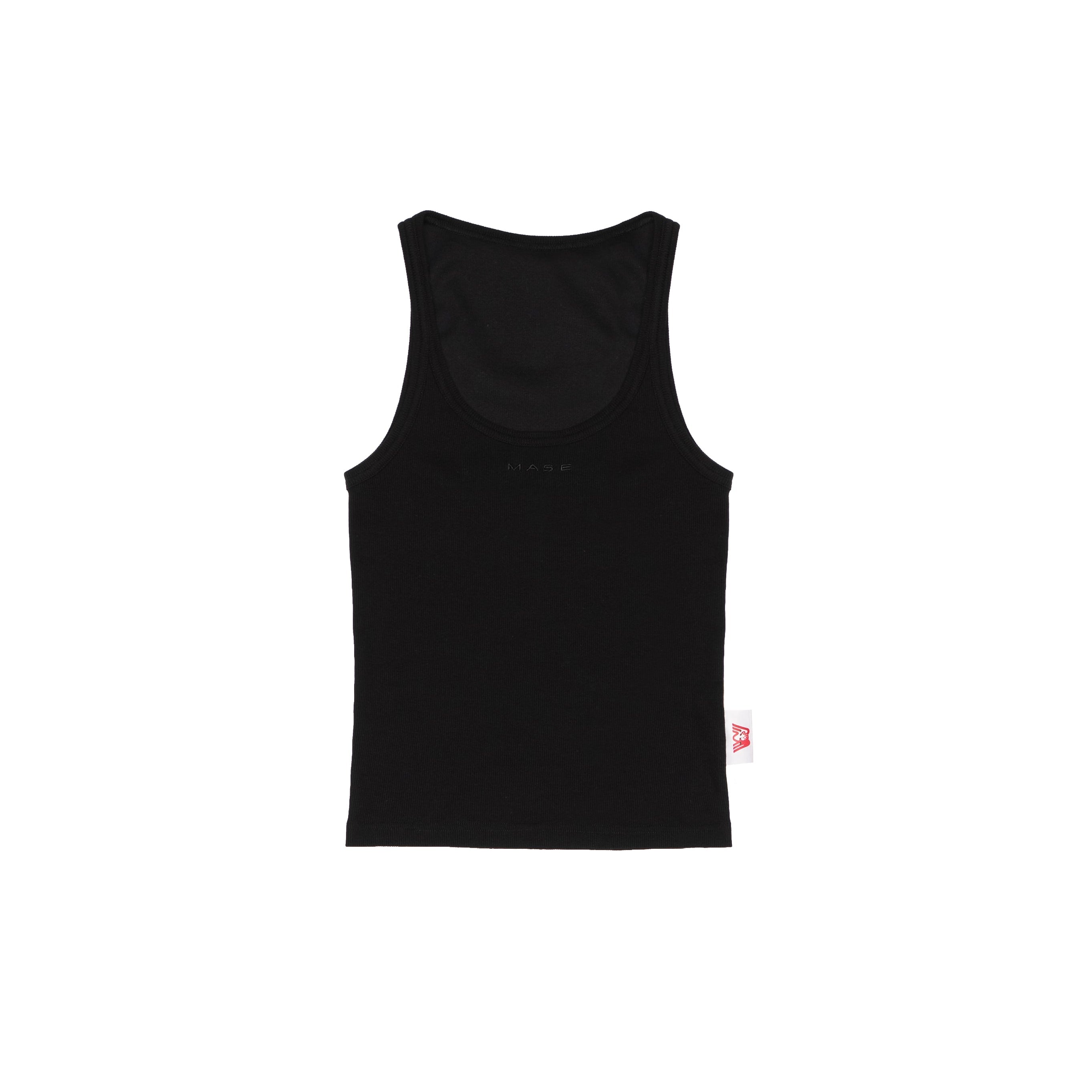 25SS MAATEE&SONS SILK 天竺TANK TOP black2 MASE TANK TOP BLACK
