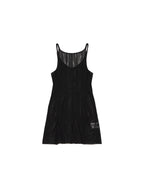 TWISTED SLIP DRESS BLACK
