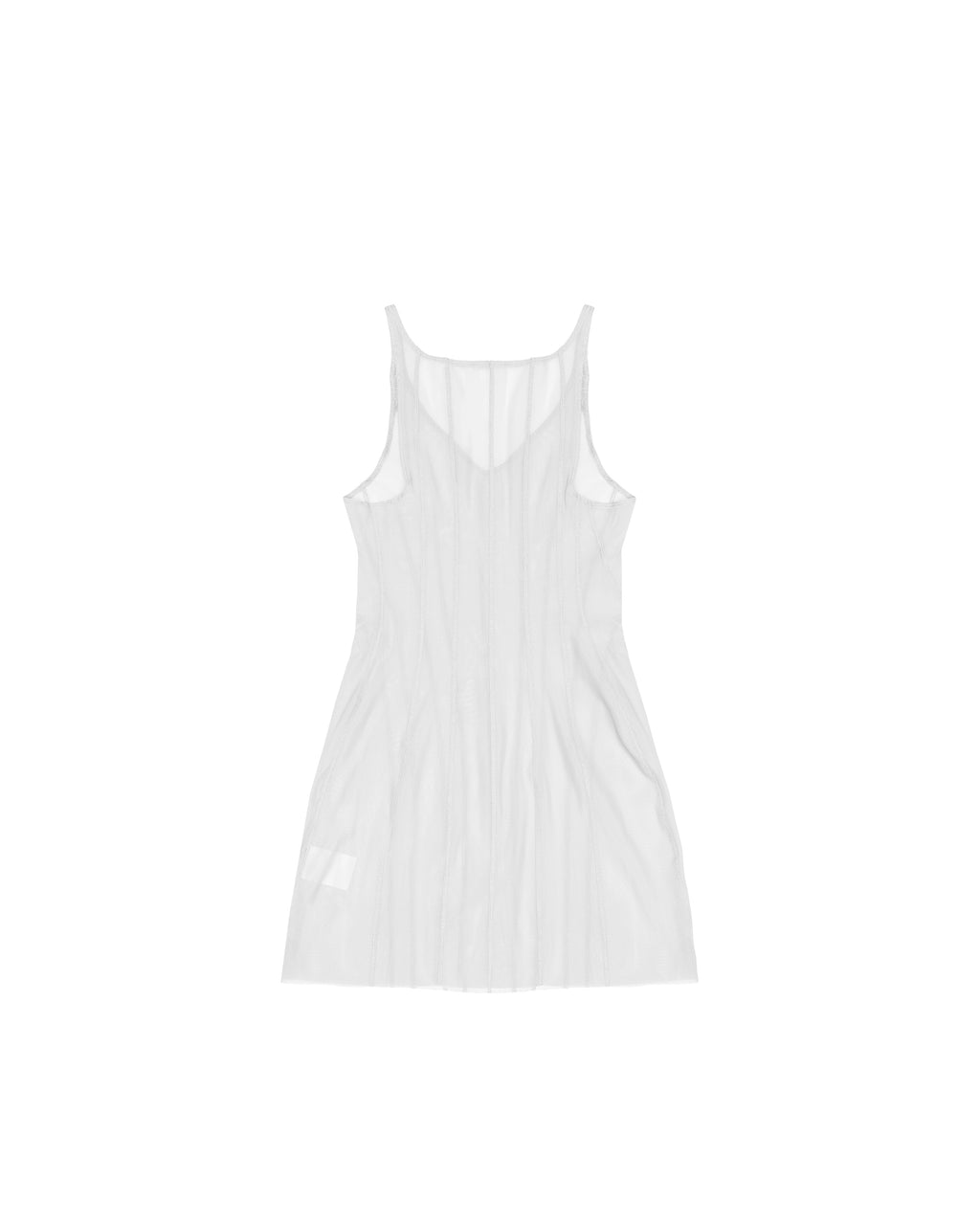 TWISTED SLIP DRESS WHITE