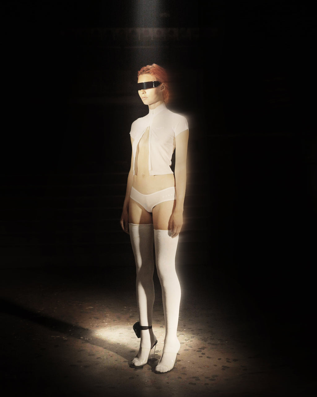 RX MESH BRIEFS WHITE